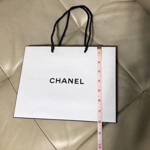 Chanel store shopping bag